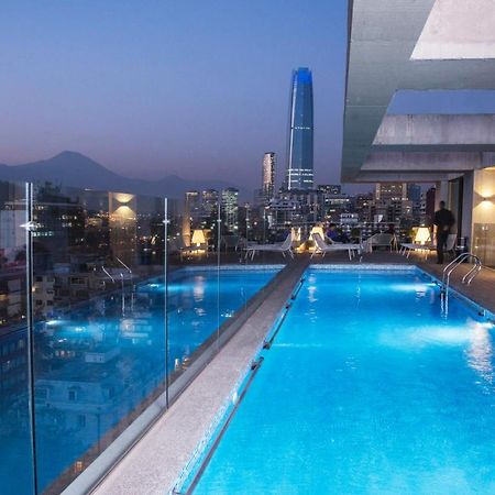 Solace Hotel Santiago Exterior photo The rooftop pool at the hotel