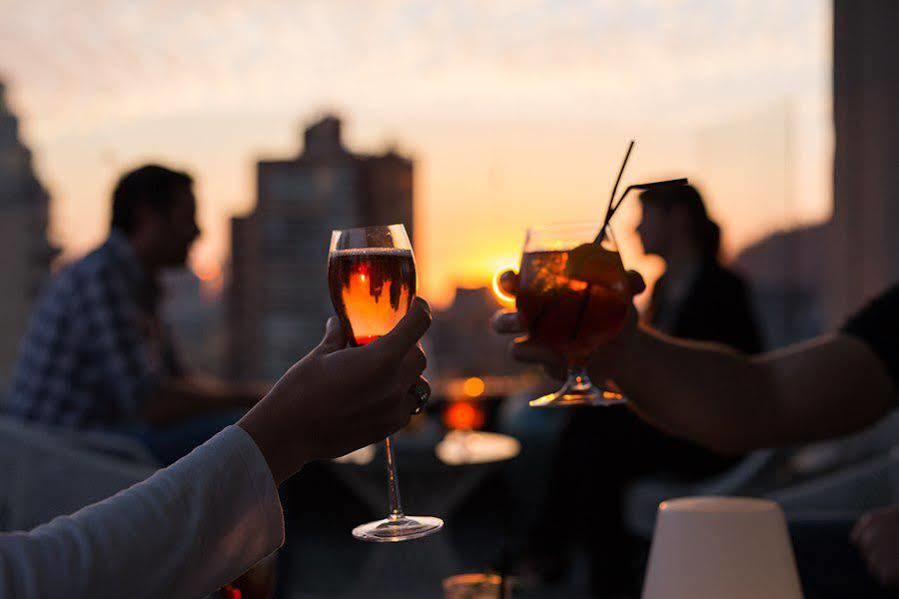 Solace Hotel Santiago Exterior photo Rooftop bar in New York City